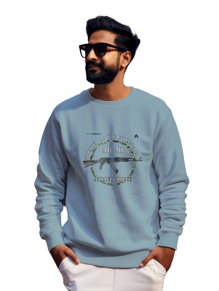 Men's AR M1 ASSAULT RIFLE Sweatshirt