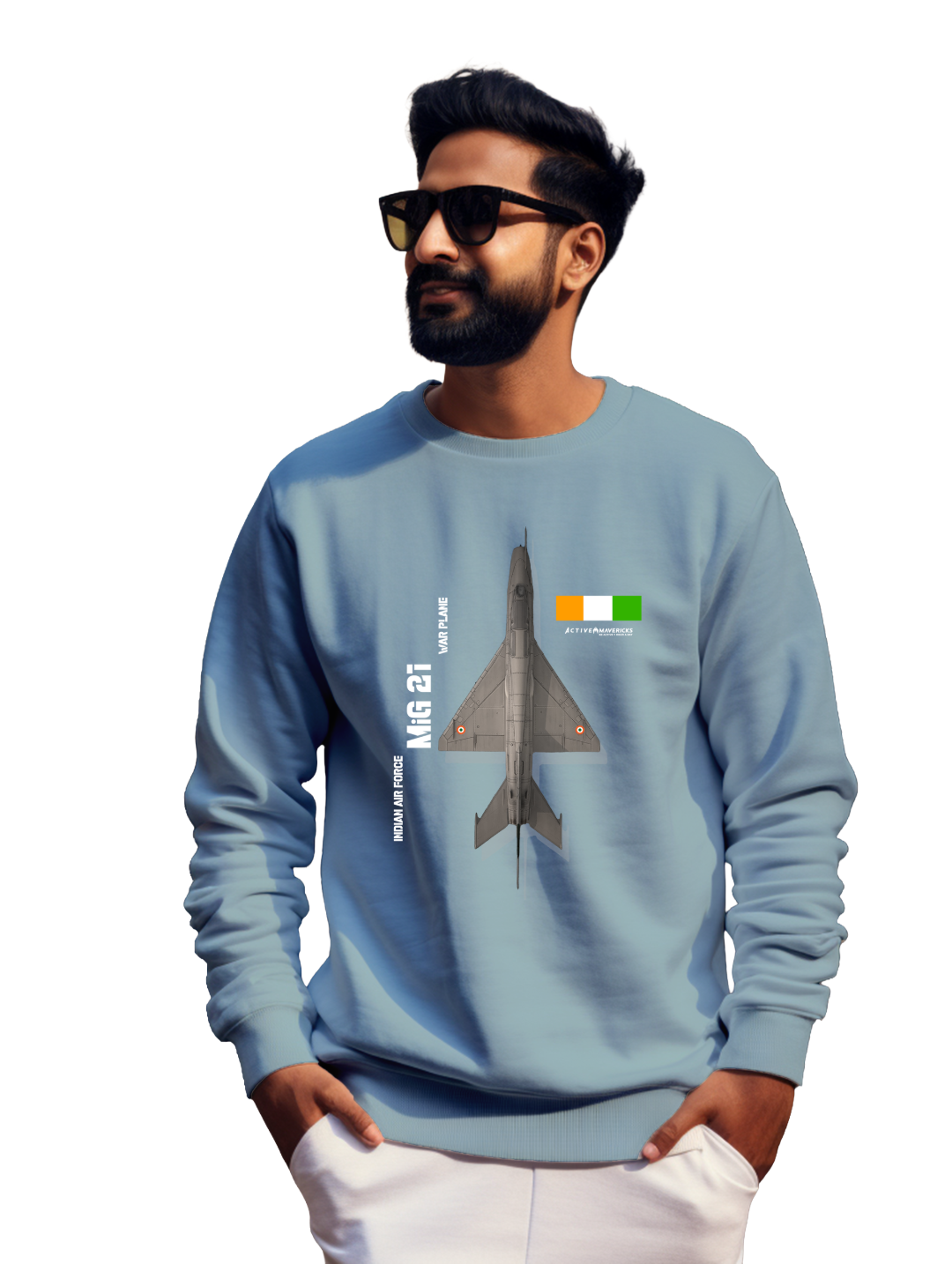Men's   MIG 21 Fighter Jet sweatshirt