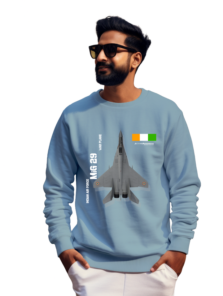 Men's  MIG 29 Fighter Jet SWEATSHIRT