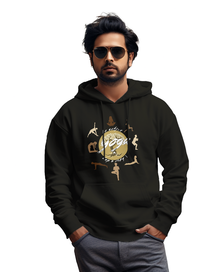 Men's ALL YOGA POSE Hoodie