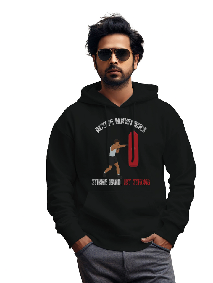 Men's PUSH HARDER, ROW STRONGER HODDIES