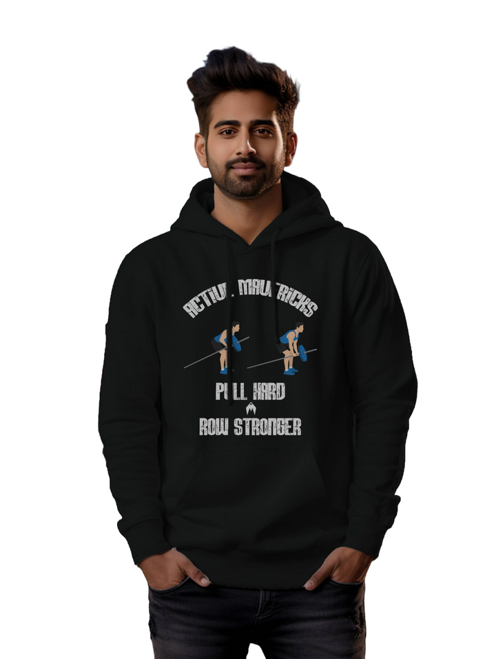 Men's PULL HARD, ROW STRONGER HOODIES