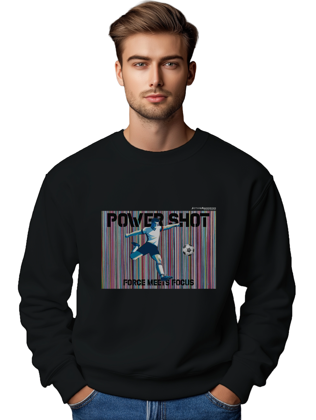 Mens POWER SHOT  Sweatshirt