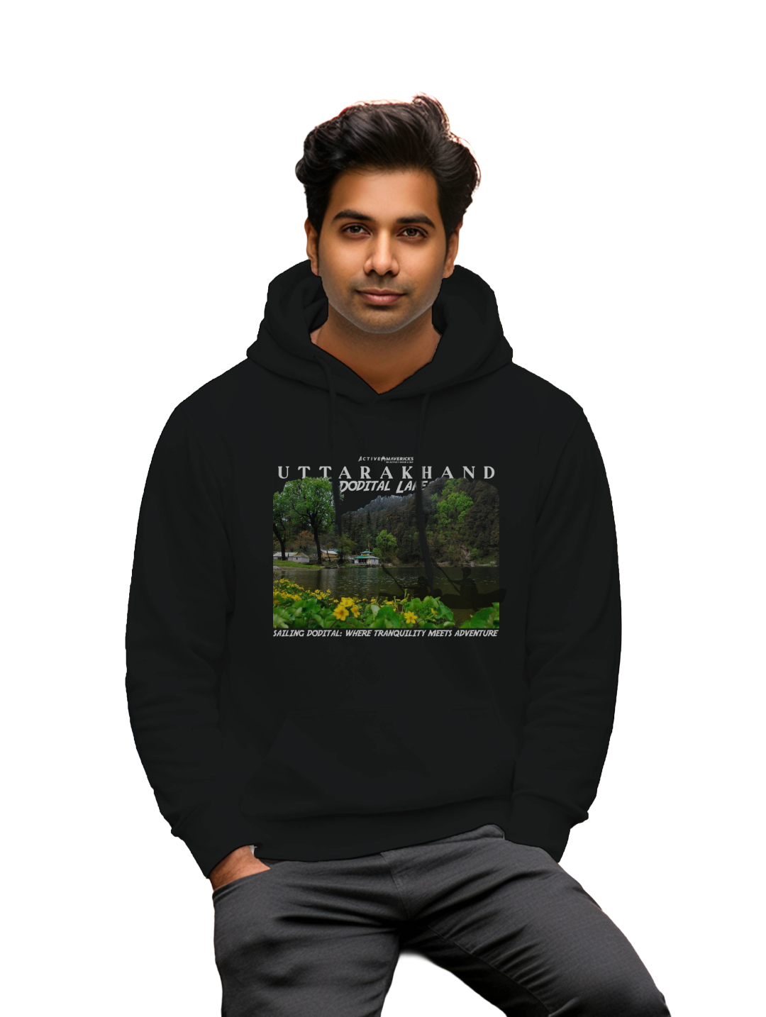 Men's DODITAL LAKE : UTTARAKHAND Hoddie