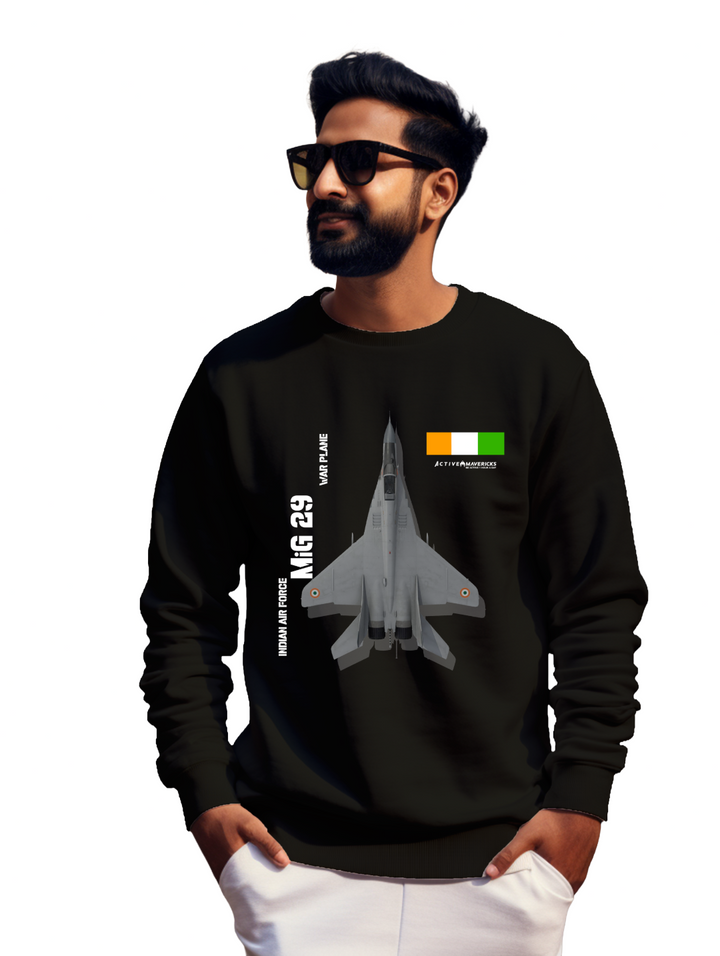 Men's  MIG 29 Fighter Jet SWEATSHIRT