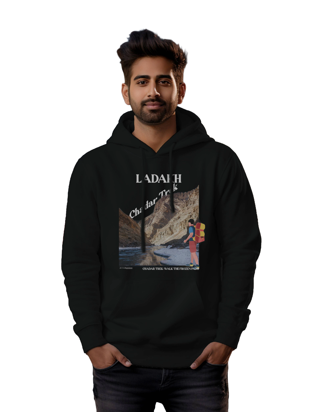 Men's CHADAR TREK : LADAKH Hoddie
