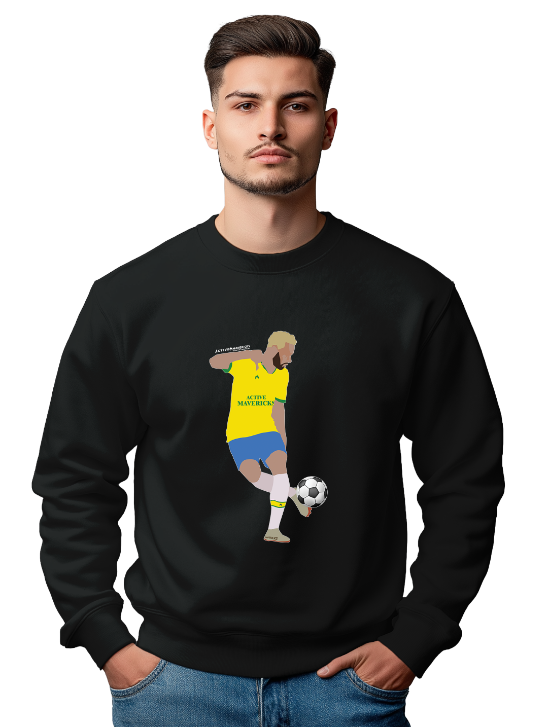 Mens Dribber and Attacking Midfielder  Sweatshirt