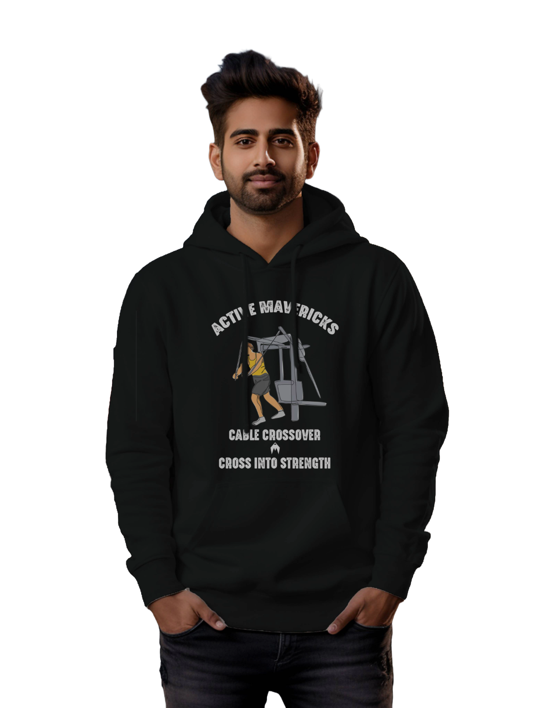 Men's CABLE CROSSOVER HOODIES