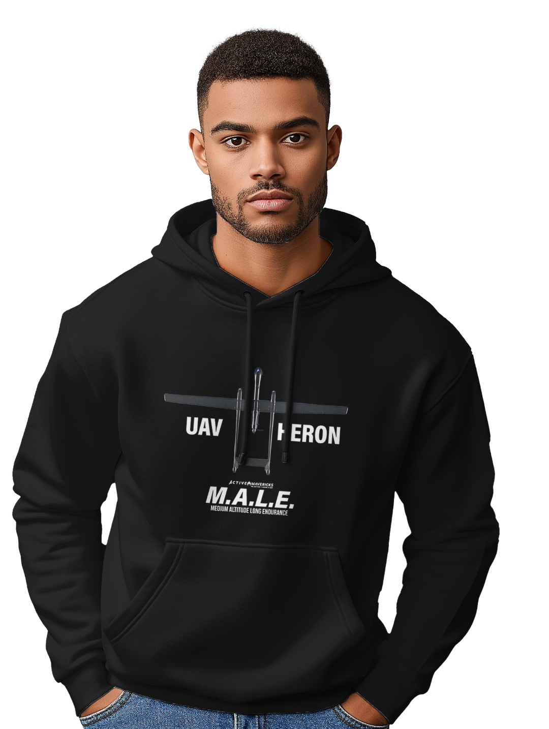 Mens UAV HERON hoodie