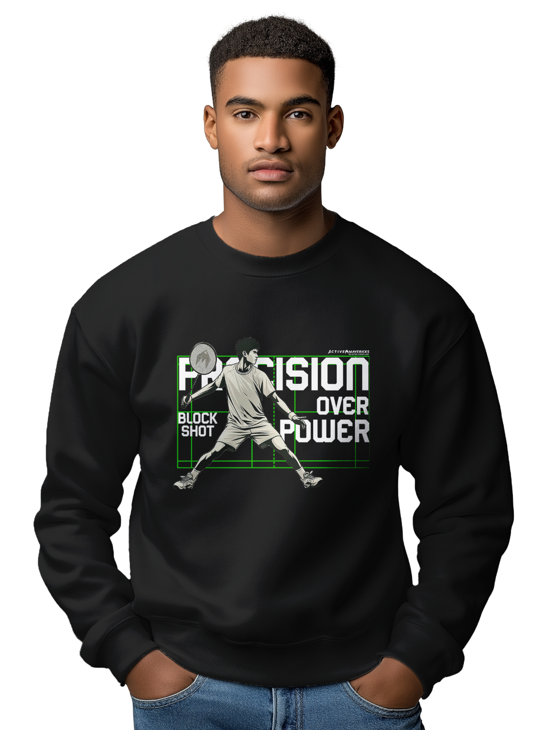 Mens BLOCK SHOT Sweatshirt