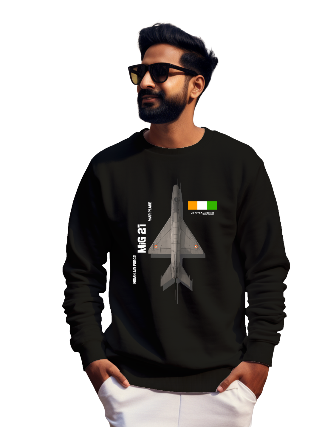 Men's   MIG 21 Fighter Jet sweatshirt