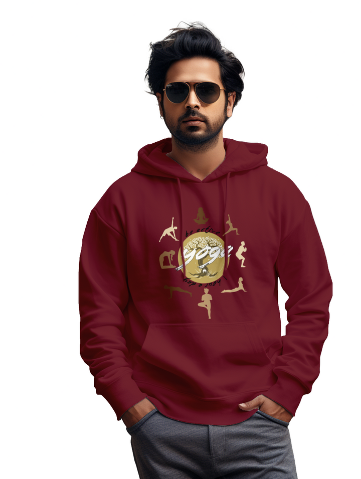 Men's ALL YOGA POSE Hoodie