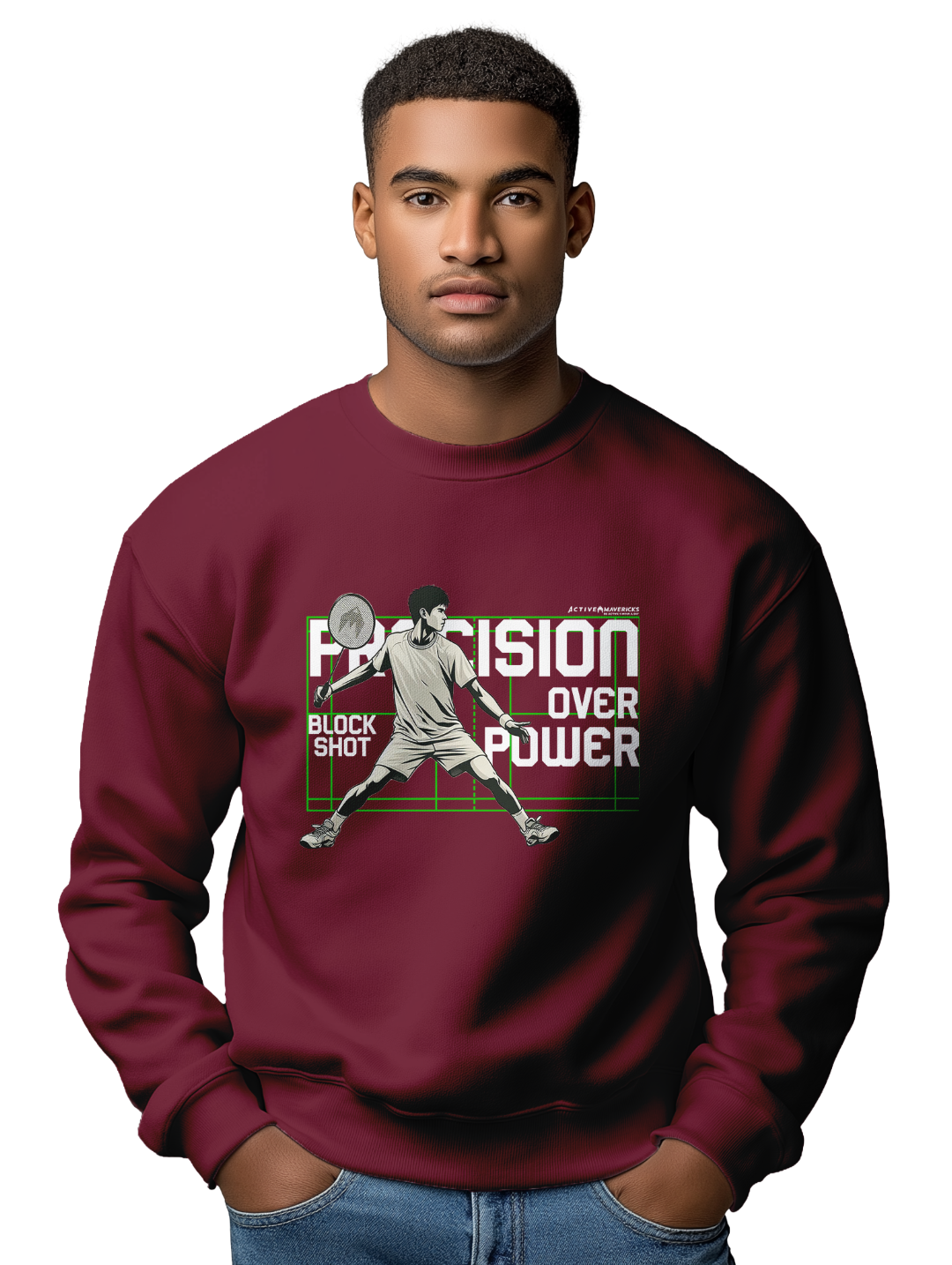 Mens BLOCK SHOT Sweatshirt