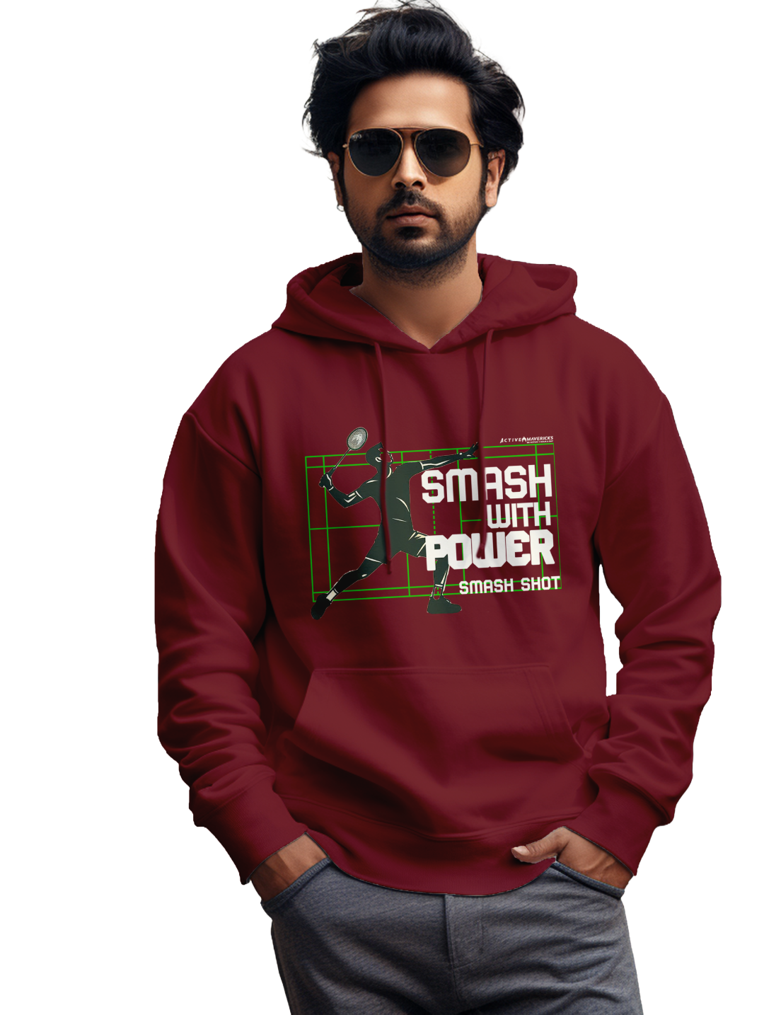 Men's smash shot HOODIE