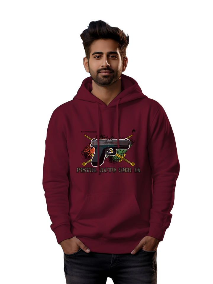 Men's PISTOL AUTO 9MM 1A HOODIE