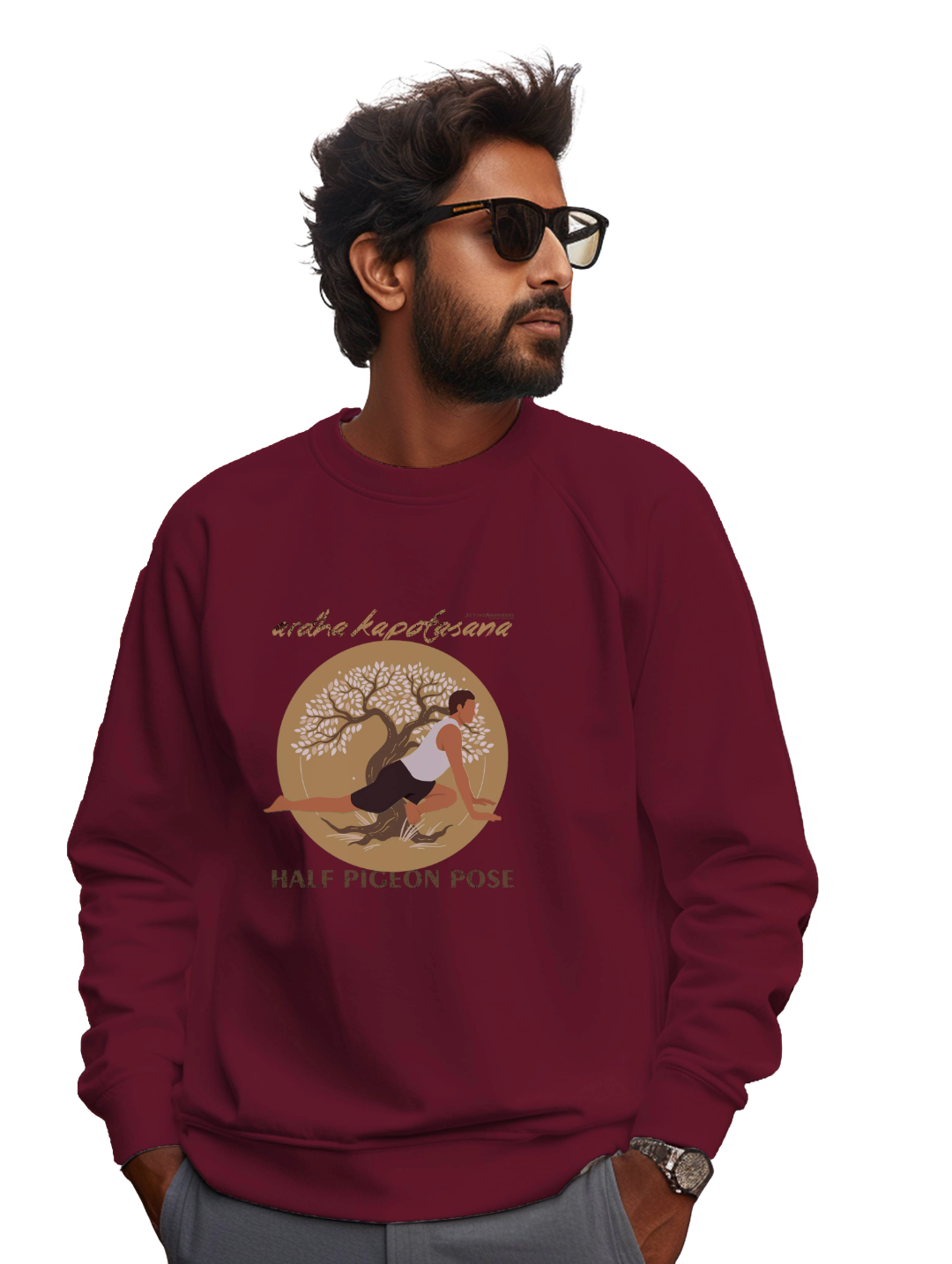 Men's ardh kepotasana Sweatshirt