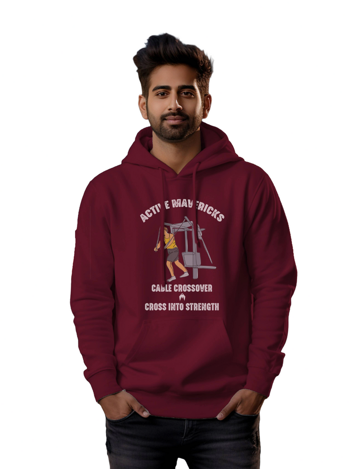 Men's CABLE CROSSOVER HOODIES