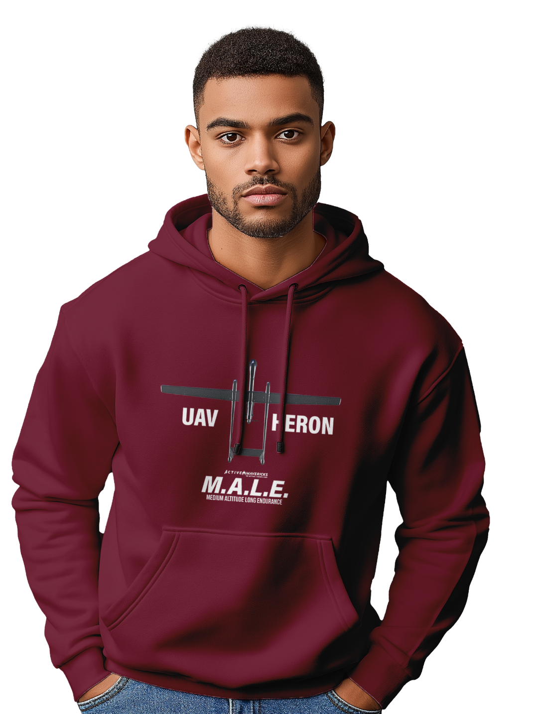 Mens UAV HERON hoodie