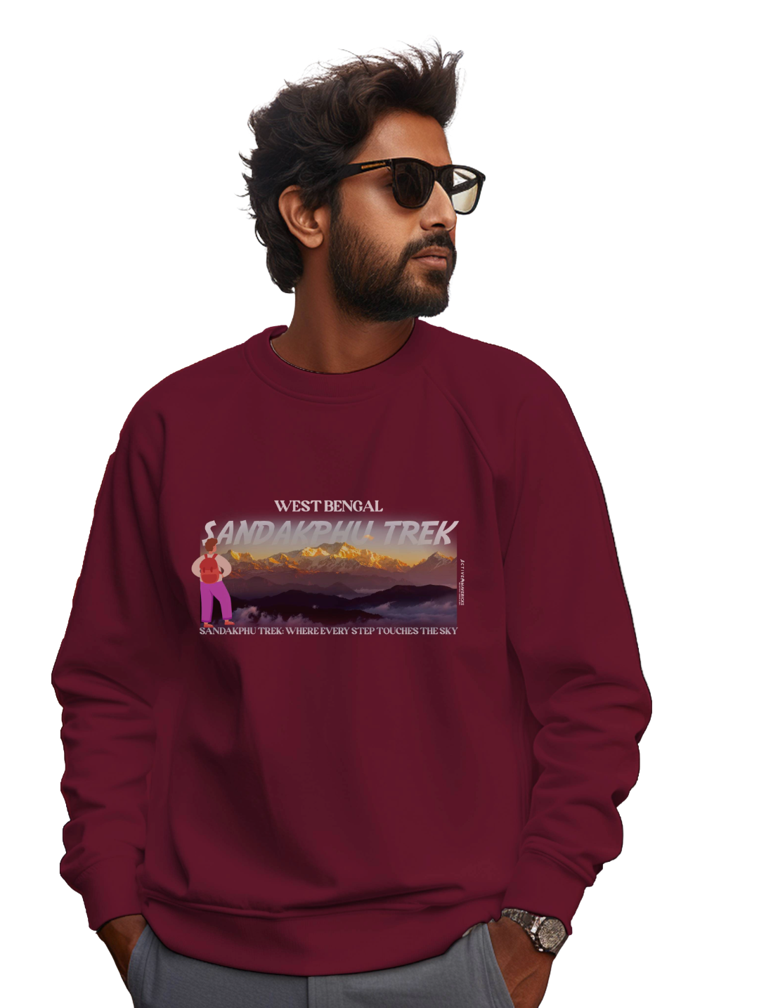 Men's SANDAKPHU TREK : WEST BENGAL SWEATSHIRT