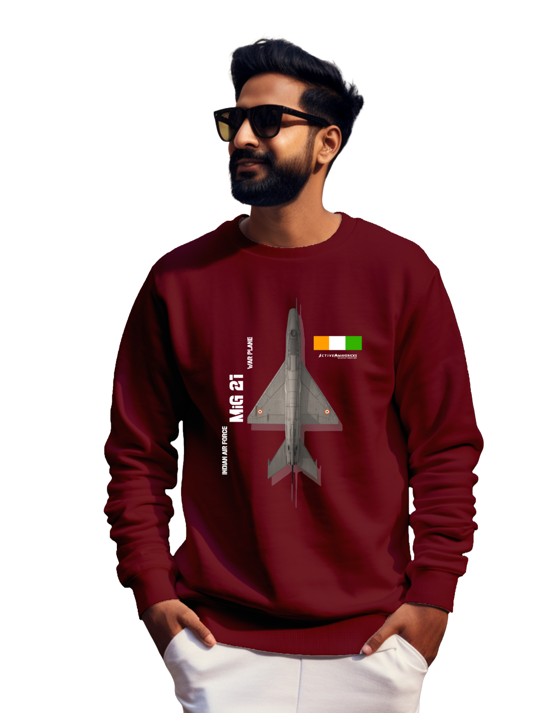 Men's   MIG 21 Fighter Jet sweatshirt