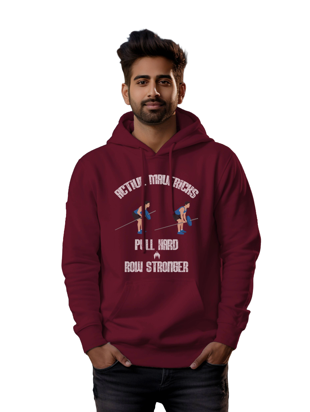 Men's PULL HARD, ROW STRONGER HOODIES
