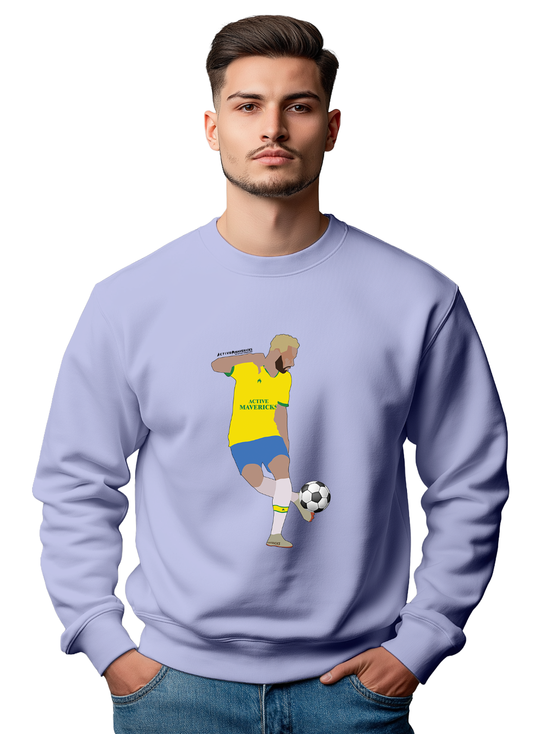Mens Dribber and Attacking Midfielder  Sweatshirt