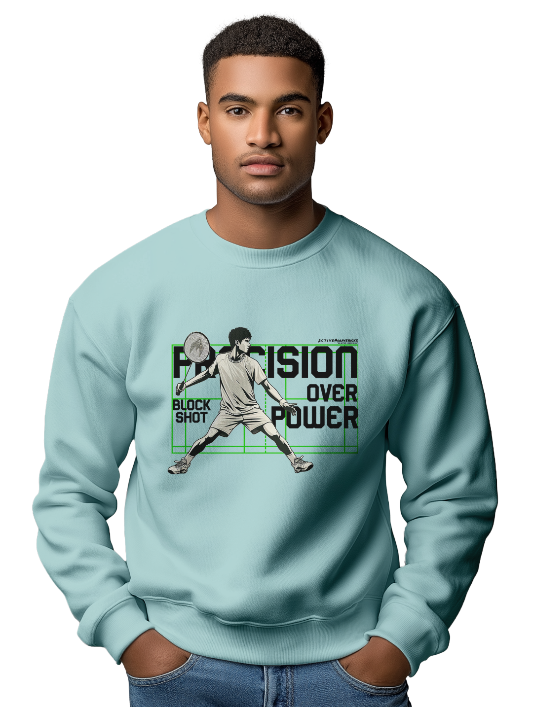 Mens BLOCK SHOT Sweatshirt