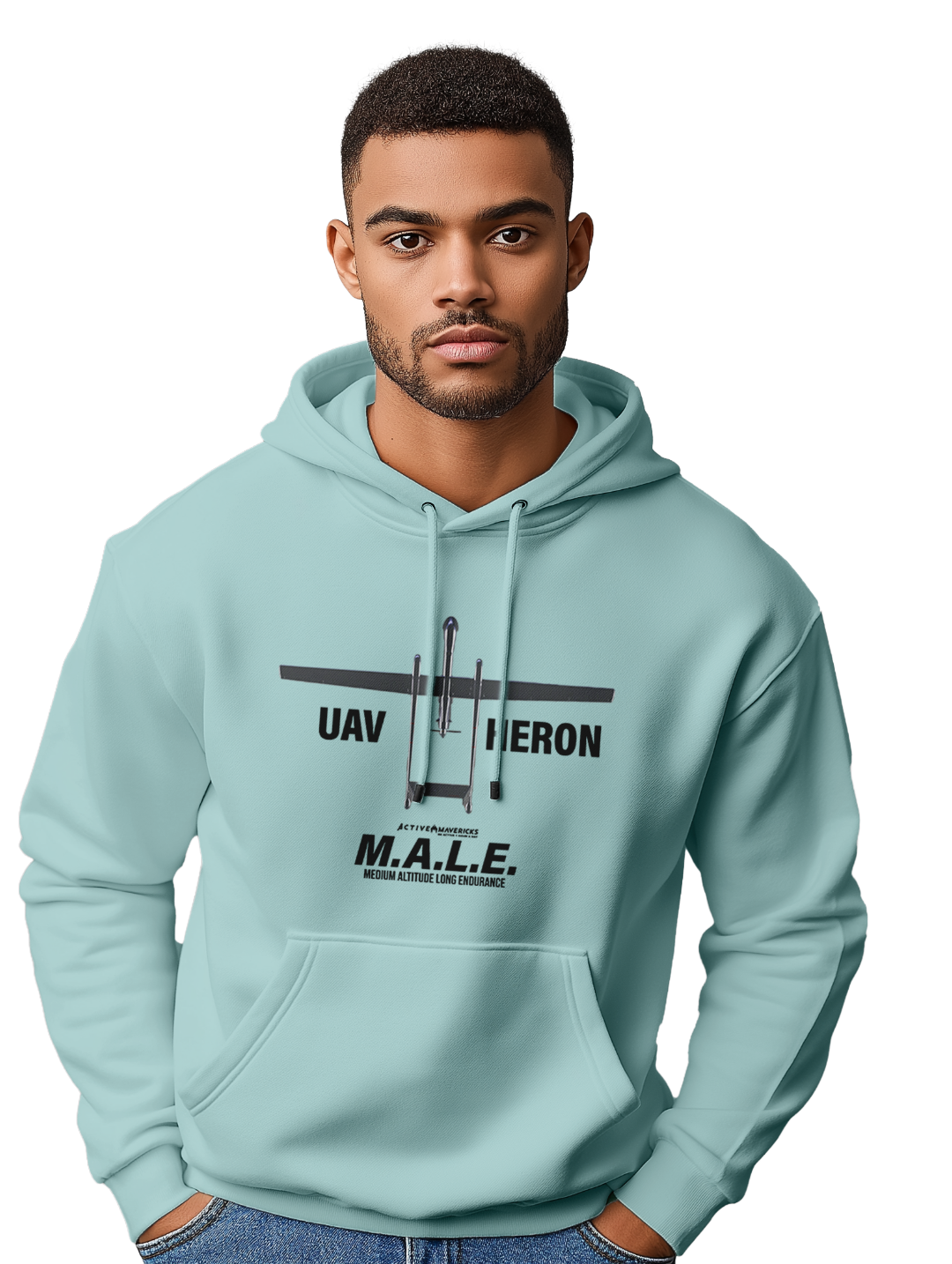 Mens UAV HERON hoodie