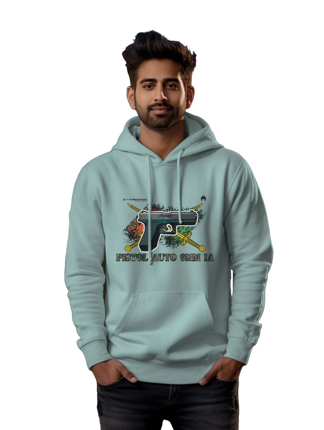 Men's PISTOL AUTO 9MM 1A HOODIE