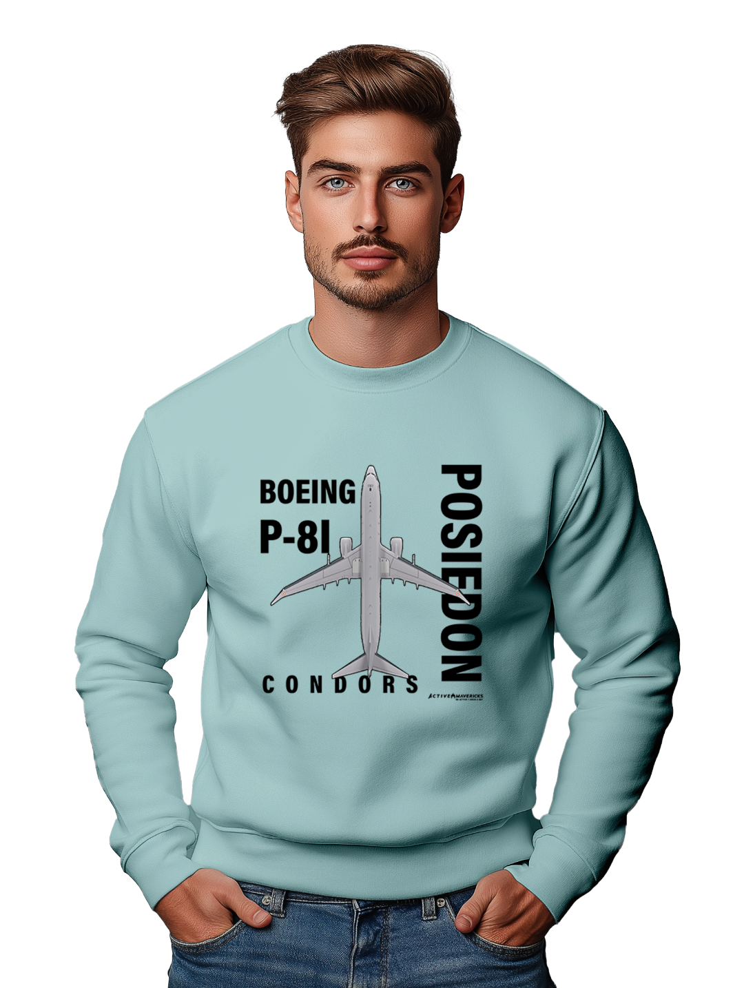 Mens BOEING P8I POSIEDON Sweatshirt