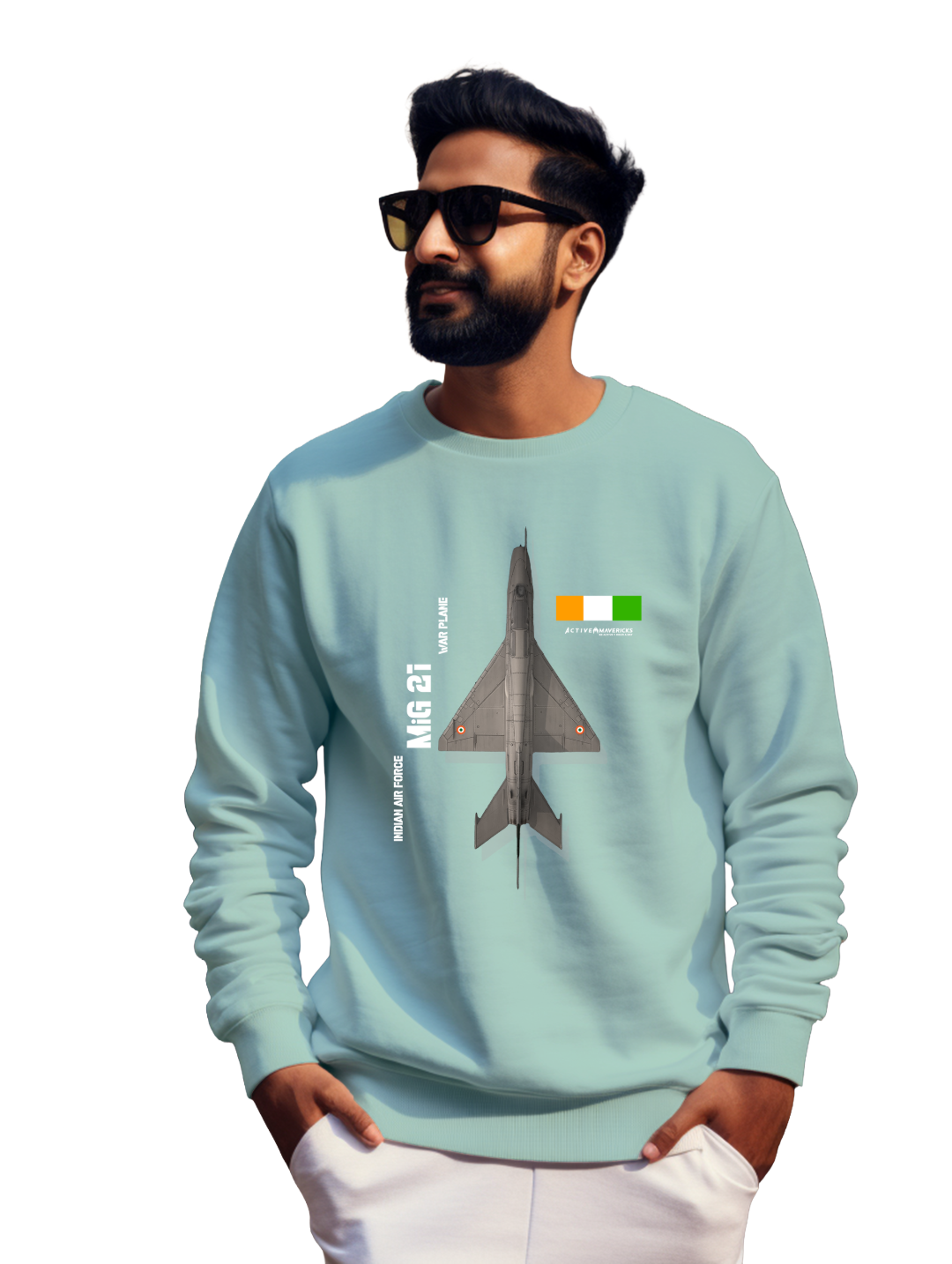 Men's   MIG 21 Fighter Jet sweatshirt