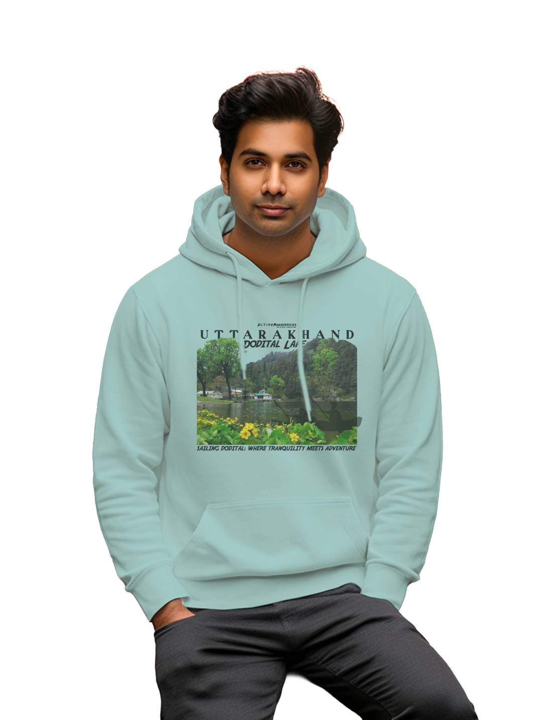 Men's DODITAL LAKE : UTTARAKHAND Hoddie
