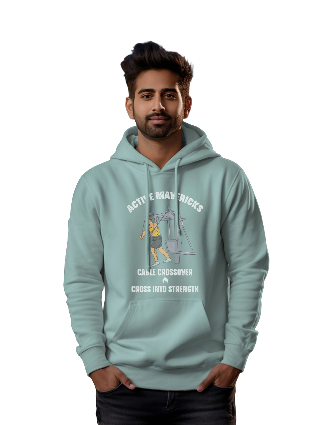 Men's CABLE CROSSOVER HOODIES