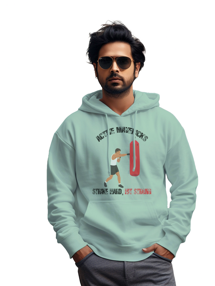 Men's PUSH HARDER, ROW STRONGER HODDIES