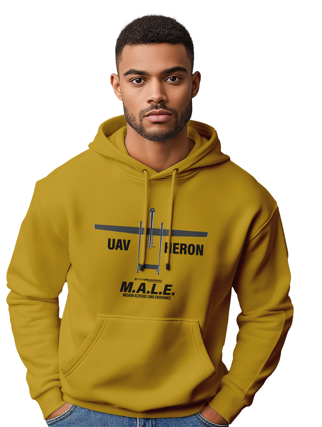 Mens UAV HERON hoodie