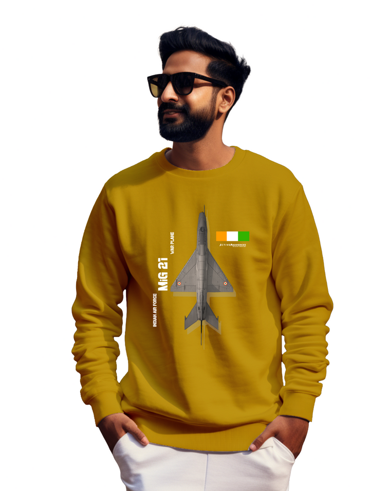 Men's   MIG 21 Fighter Jet sweatshirt