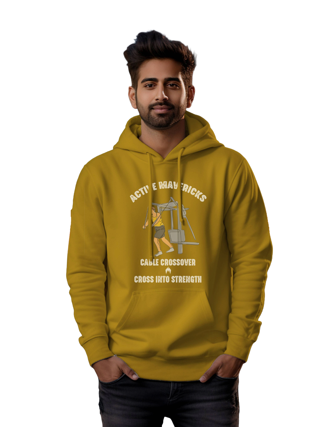 Men's CABLE CROSSOVER HOODIES