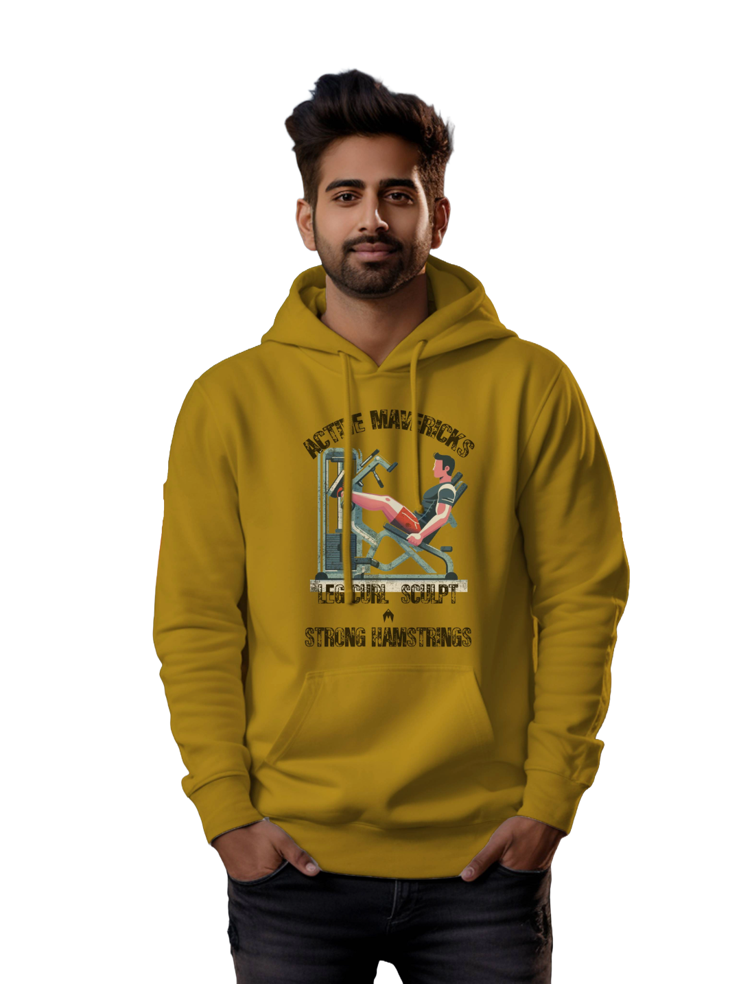 Men's LEG CURL SCULPT HOODIES