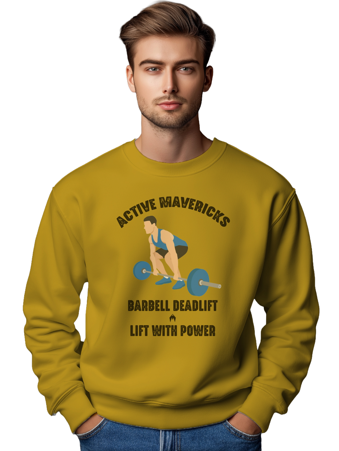 Men's BARBELL DEADLIFT Sweatshirt