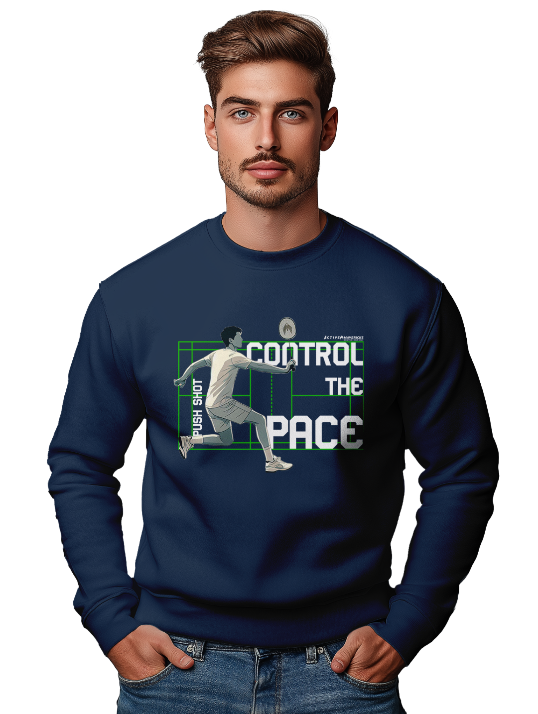 Mens PUSH SHOT Sweatshirt