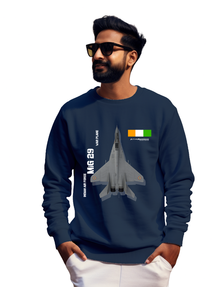 Men's  MIG 29 Fighter Jet SWEATSHIRT