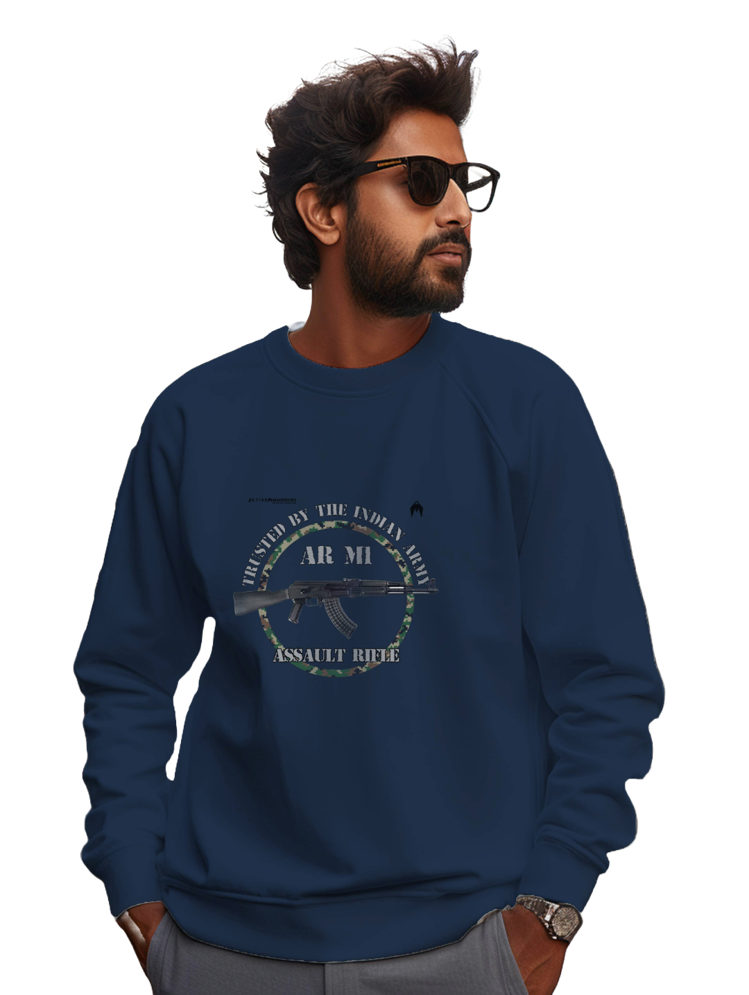 Men's AR M1 ASSAULT RIFLE Sweatshirt