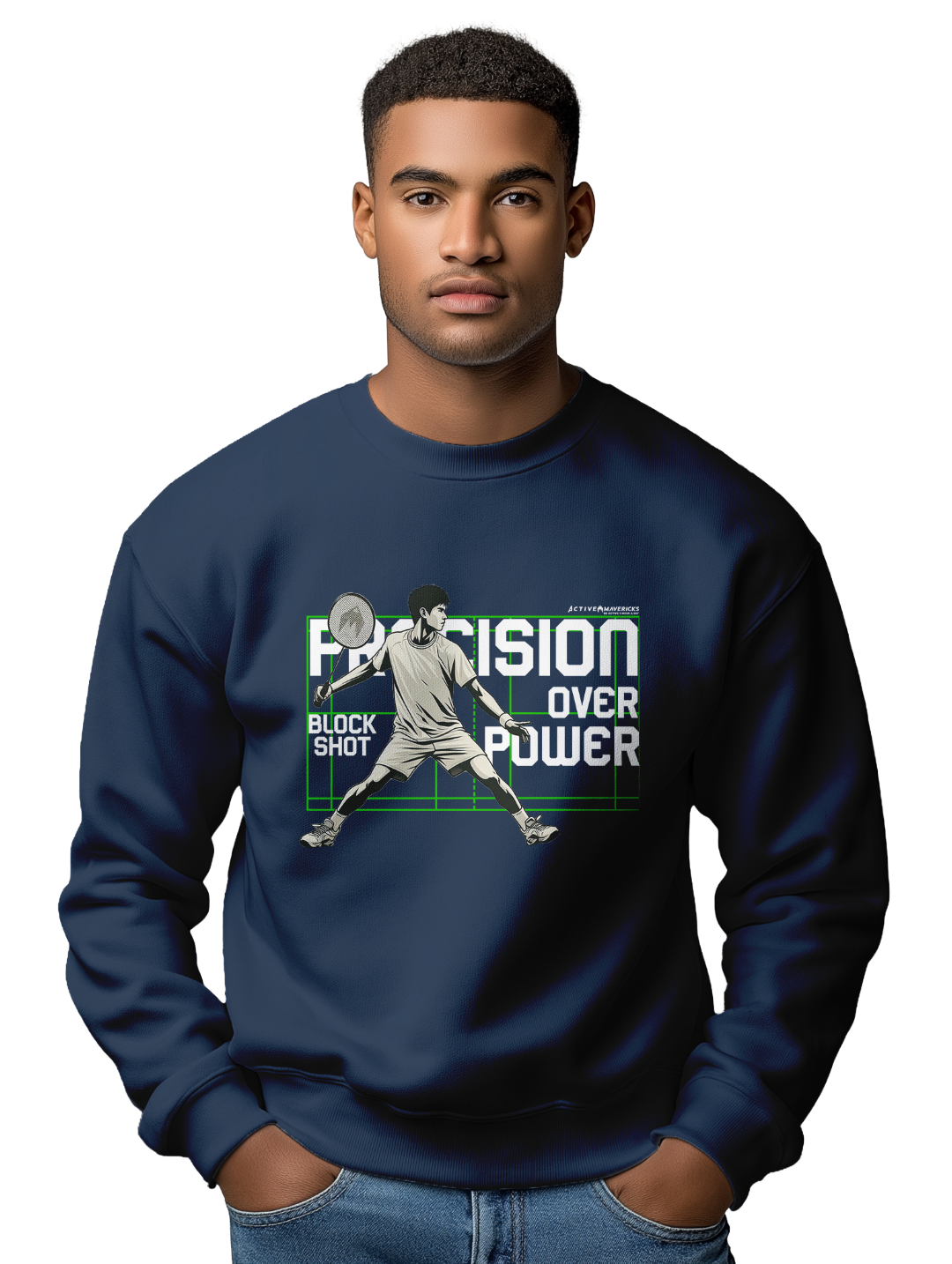 Mens BLOCK SHOT Sweatshirt