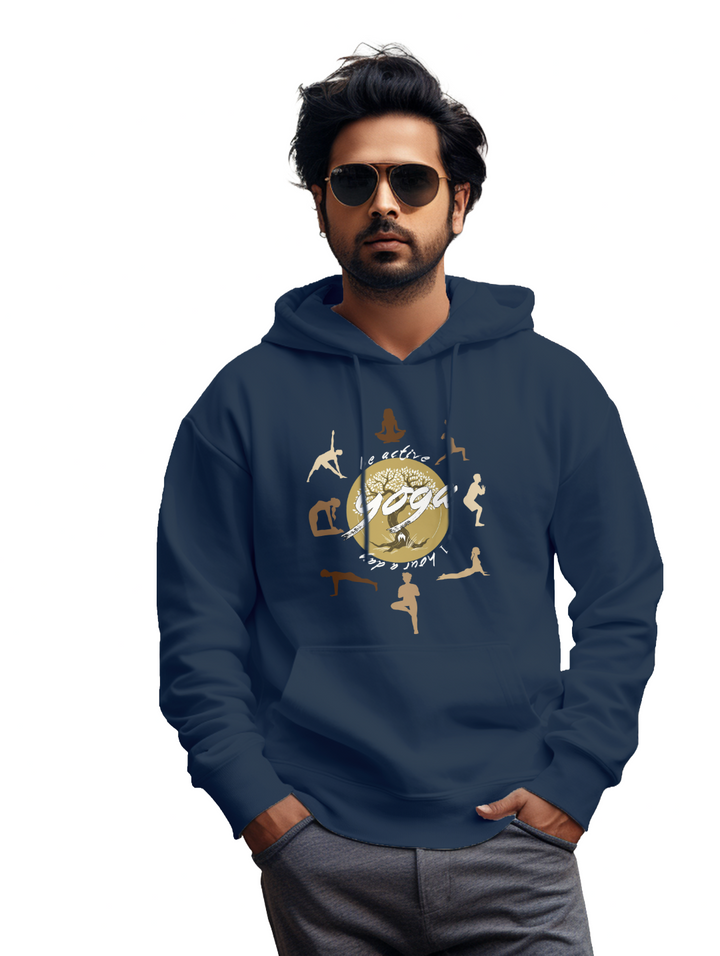 Men's ALL YOGA POSE Hoodie
