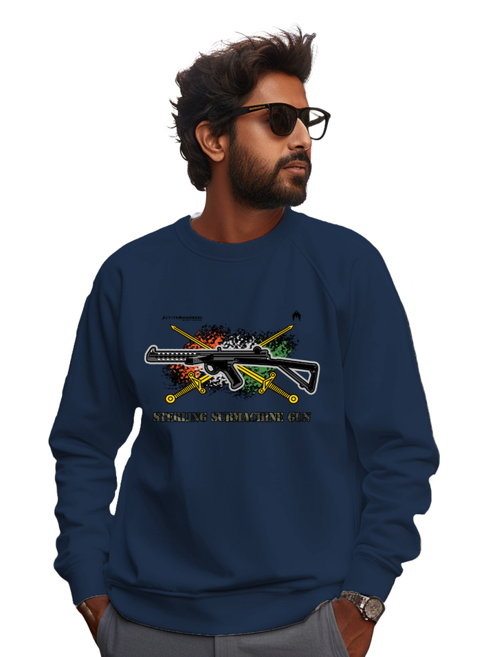 Men's STERLING SUBMACHINE GUN Sweatshirt