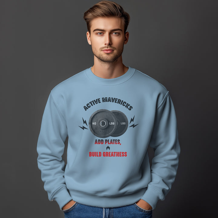 Mens WEIGHT PLATES sweatshirt