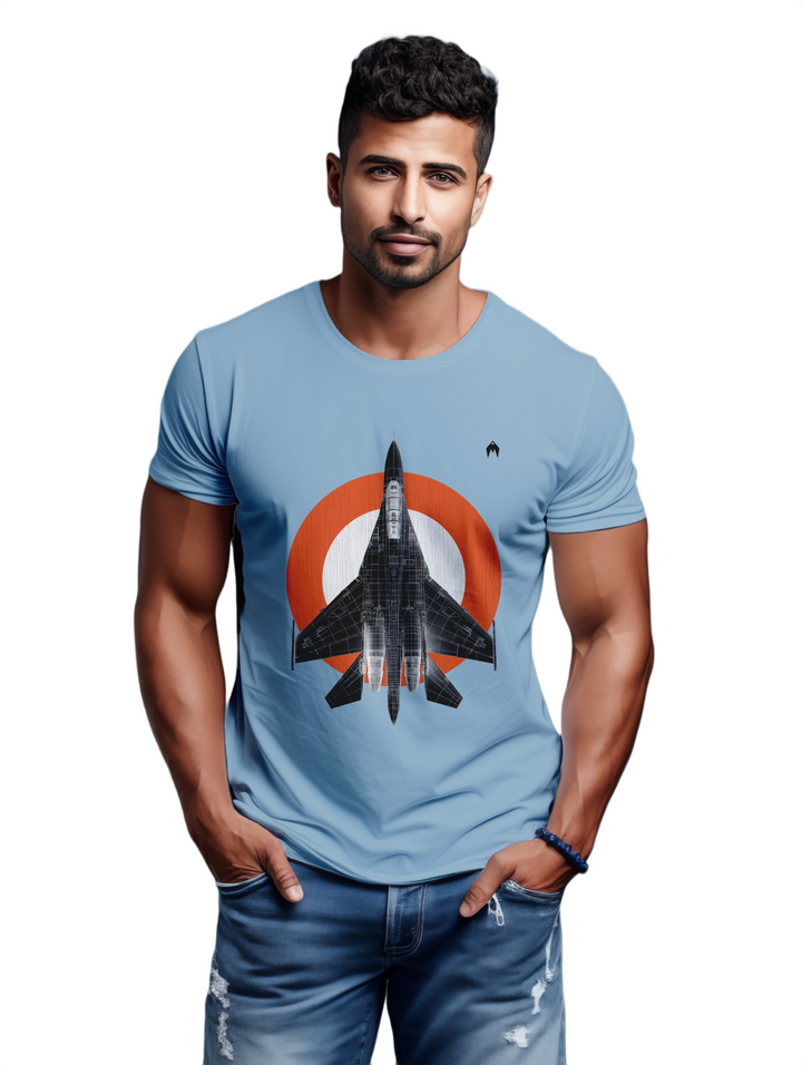 Men's Sukhoi’s Supremacy – The IAF’s Formidable Falcon T-Shirt