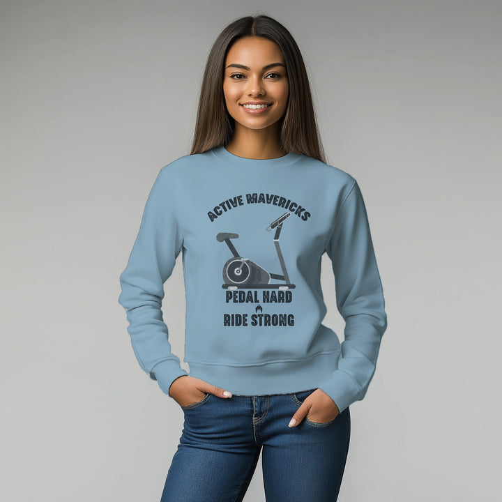 Women's PEDAL HARD, RIDE STRONG Sweatshirt