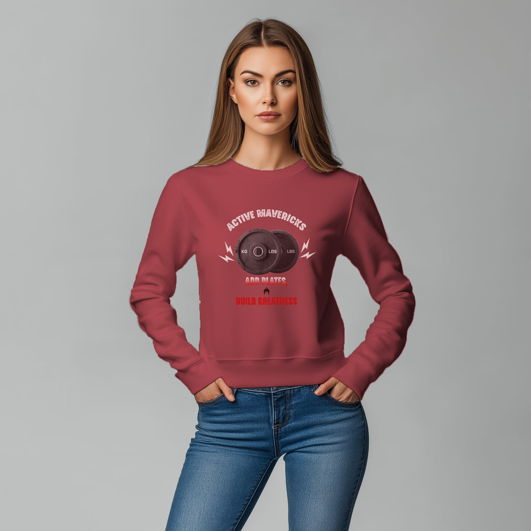 Women's WEIGHT PLATES Sweatshirt