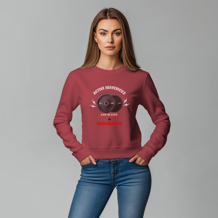 Women's WEIGHT PLATES Sweatshirt